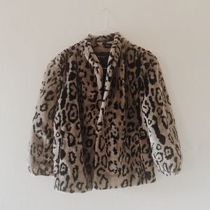 Jordache Vintage Faux Fur Coat